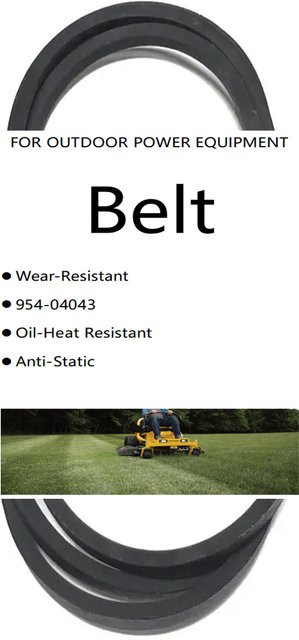 Cub Cadet Trans-Antriebsriemen 954-04043 für Zero-Turn-Rasenmäher RZT42 ZT50 ZT54 in Schwarz - Bild 1