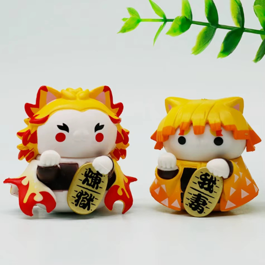 Bandai Demon Slayer, Nezuko, Tanjirou, Zenitsu, Inosuke, 8-teiliges Set, Mini-Figuren - Bild 5