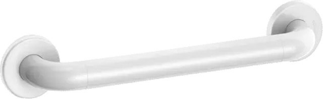 Delabie Haltegriff weiß aus Kunststoff und Metall, Durchmesser: 32 mm, Länge: 400 mm - Bild 1