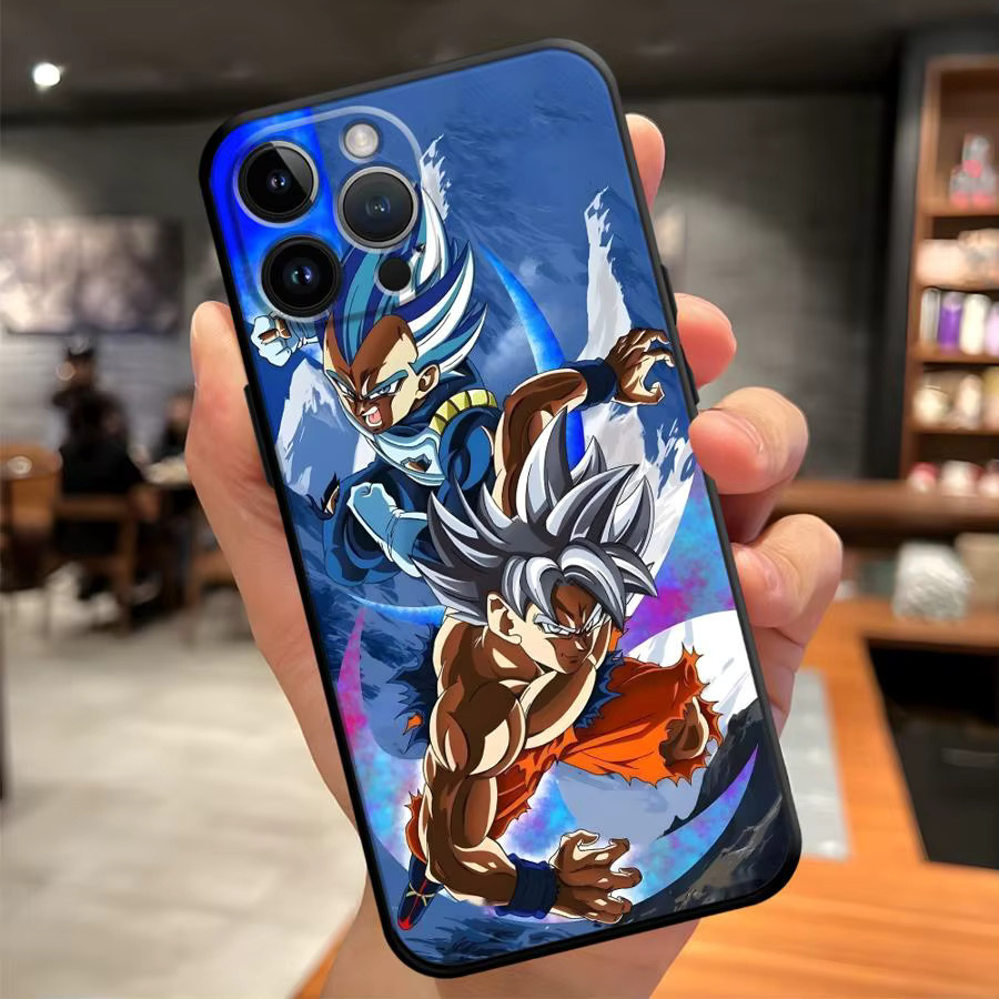 Dragon Ball Goku Handyhülle für iPhone Modelle in Schwarz - Bild 2
