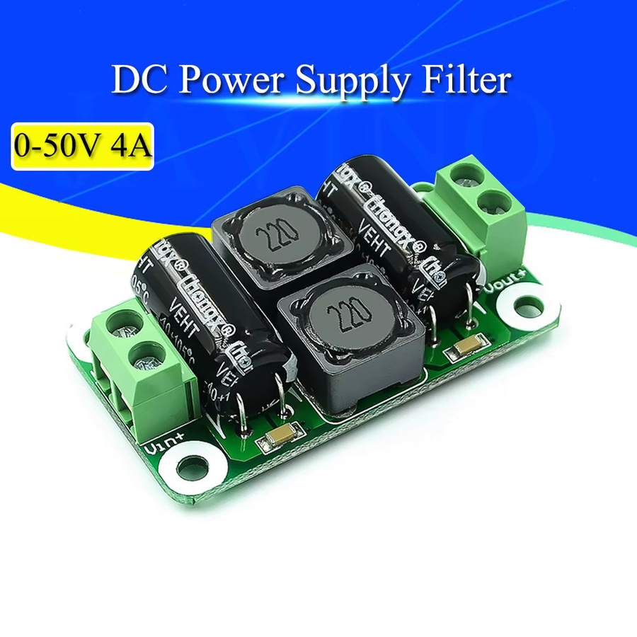 Stlxy EMI-Filterplatine für Klasse-D-Leistungsverstärker 0-50V 4A zur Interferenzunterdrückung für Auto und Industrie - Bild 2