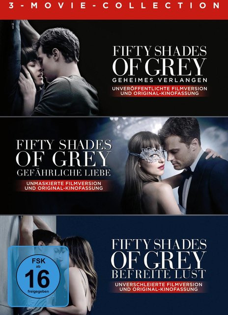 Fifty Shades of Grey, 3-Movie Collection, 3 DVDs - Bild 1