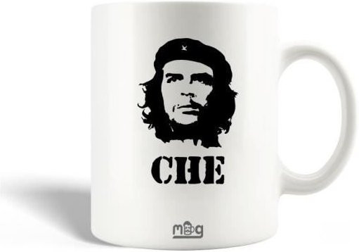 Maniacase Keramiktasse Ernesto Che Guevara Vintage Weiß spülmaschinenfest - Bild 1
