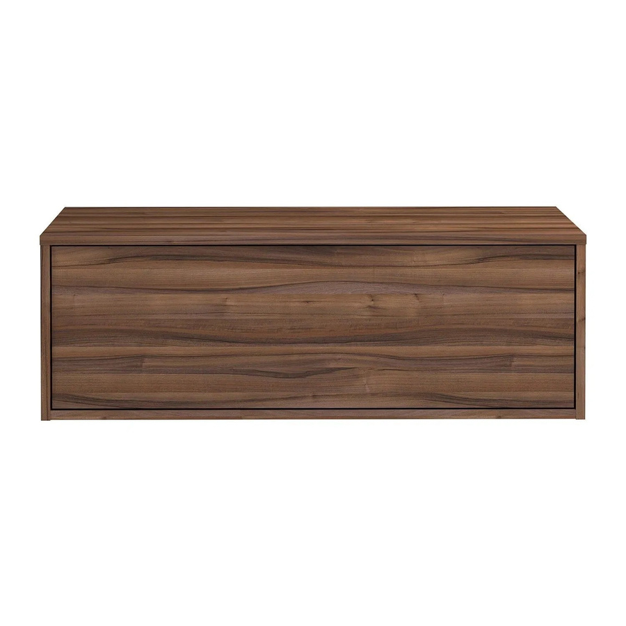Waschbeckenunterschrank Teana von Vente-unique in Natur Dunkel mit einer Breite von 94 cm - Bild 2