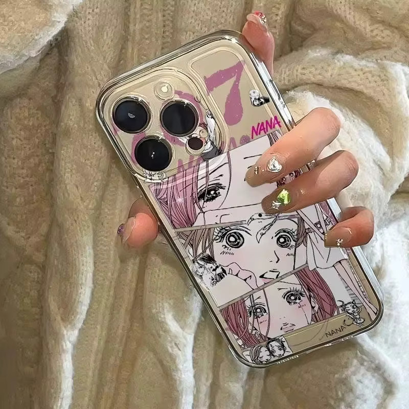 Transparente Handyhülle mit Anime Schönes Mädchen Motiv für Samsung Galaxy A-Serie (A57 A07 A36 A26 A56 A16 A06 A55 A35 A25 A15 A05 A54 A34 A24 A14 A13 A53) - Bild 3