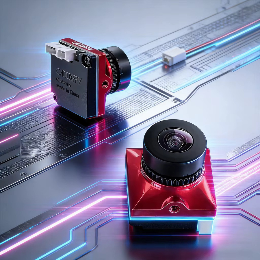 Caddx Ratel 2 FPV-Kamera mit 2,1mm Objektiv, Super WDR und Starlight-Sensor für Drohnen, Schwarz - Bild 2