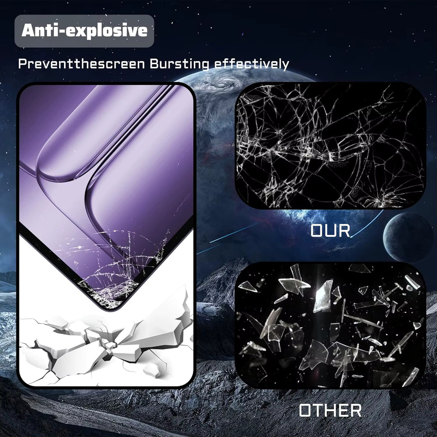 OnePlus Pad 3 (13,2 Zoll) 2025 Premium-Displayschutz aus gehärtetem Glas, transparent, kratzfest und HD-klar mit Anti-Fingerprint-Beschichtung - Bild 5
