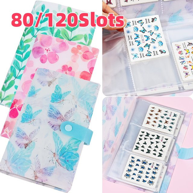 HotPress Nagel Aufkleber Album Organizer, 80/120 Slots - Bild 1