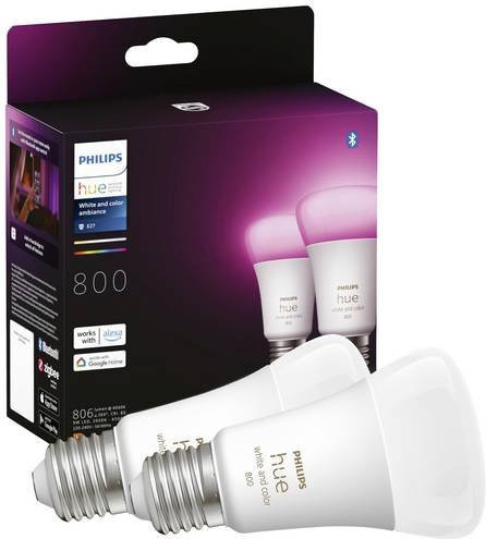 Philips Hue LED-Leuchtmittel White & Color Ambiance E27 Multicolour und Weiss - Bild 1