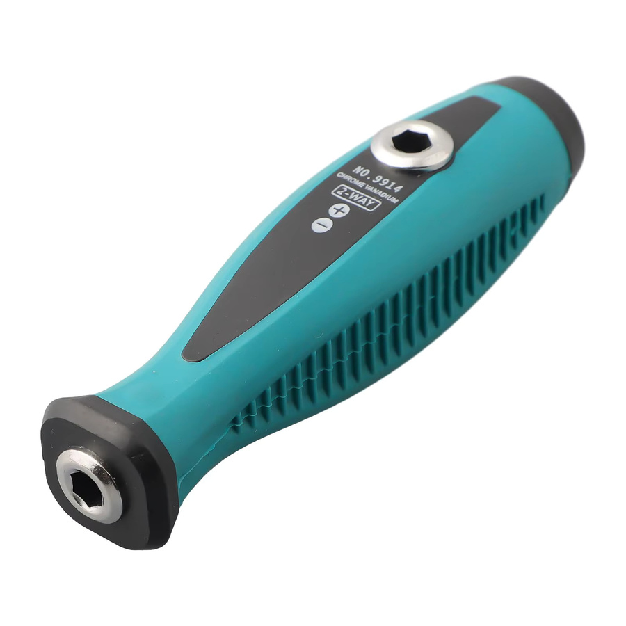 VIBRATITE Schraubendreher Griff mit 6,35mm Sechskant und 4mm/5mm Rundadapter für Möbel- und Hausreparaturen - Bild 3