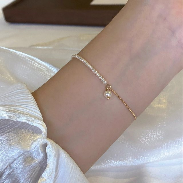 FANGSU Perlenarmband, 925 Silber, Damen - Bild 1