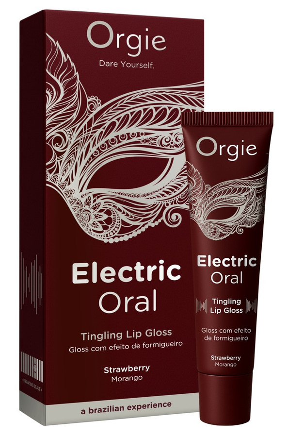 Orgie Lipgloss Electric Oral, Erdbeergeschmack, glänzend, Unisex - Bild 3