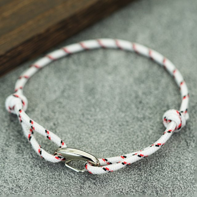 diffone Glücksseil-Armband, mehrfarbig, silberfarben, Unisex - Bild 1