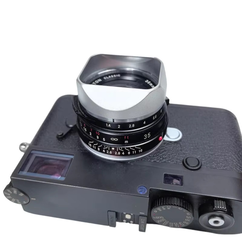 Voigtlander Metall-Bajonett-Quadrat-Gegenlichtblende für Nokton Classic VM Objektive, Ersatz für LH-6, erhältlich in Schwarz oder Silber - Bild 4