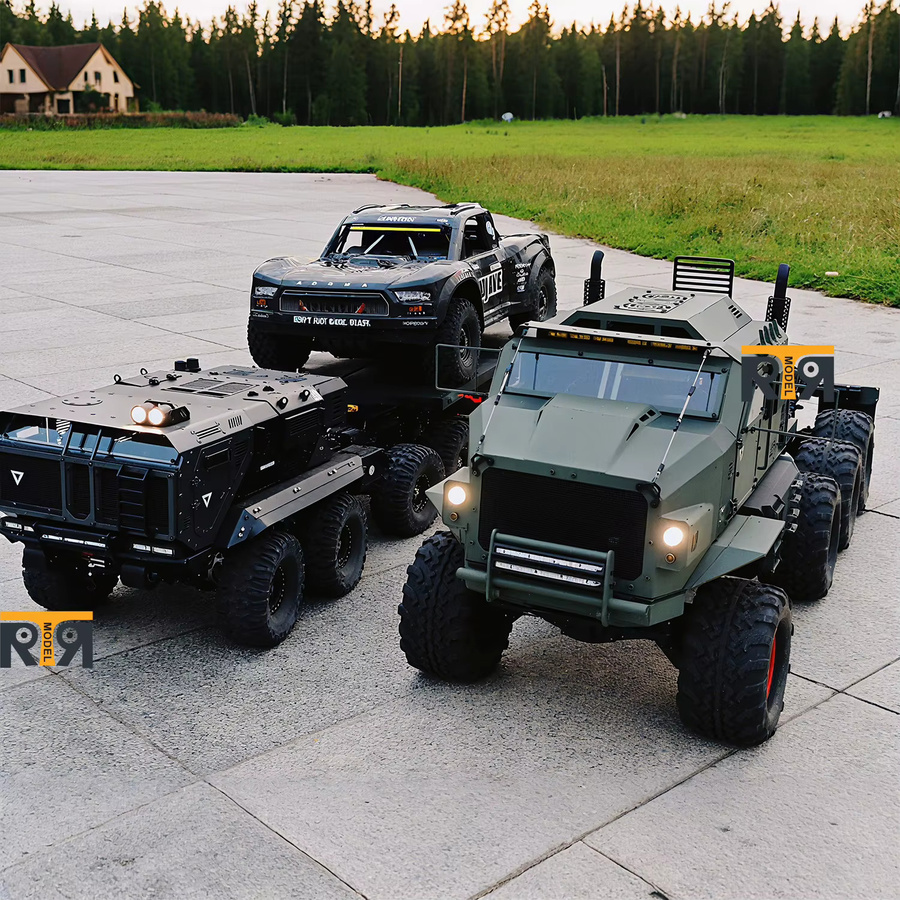 ST8 1/8 RC Truck Heavy Duty Off-Road Truck RTR Version, Metallmodell, mit Windenlicht und Soundsystem, Fernbedienung - Bild 4