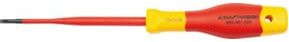 Kraftwerk Elektriker-Schraubendreher Schlitz 3.0mm Rot - Bild 1