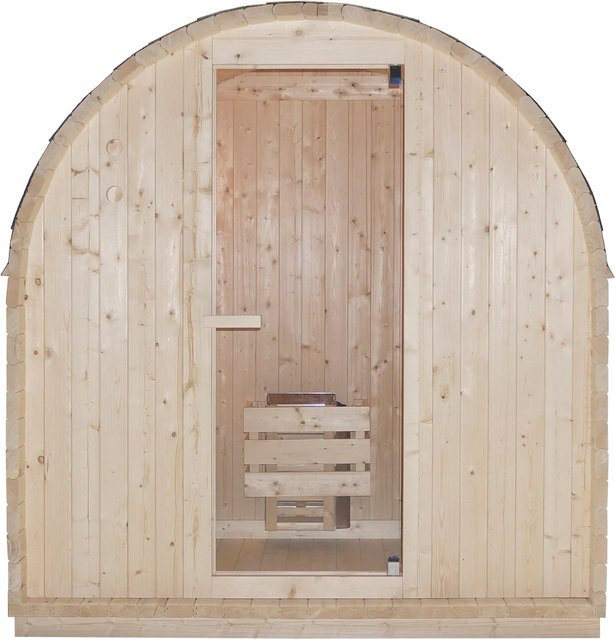 Sanotechnik ISLAND L AußenSauna für 2 Personen in Beige, B/T/H: 189 x 120 x 200 cm - Bild 1