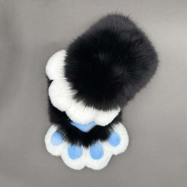 Linyi toy Kigurumi Katzenpfoten Handschuhe, Plüsch, Quietschend - Bild 1