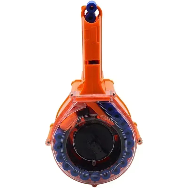 Nerf 25-Dart-Trommelmagazin, Waffenzubehör, kompatibel mit Nerf N-Strike Elite Blaster, 30 Nachfüll-Darts - Bild 2