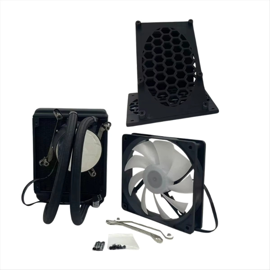 NerdQaxe++ Hydro 4.8TH/S BTC Miner Flüssigkeitskühlung Kit Schwarz - Bild 2