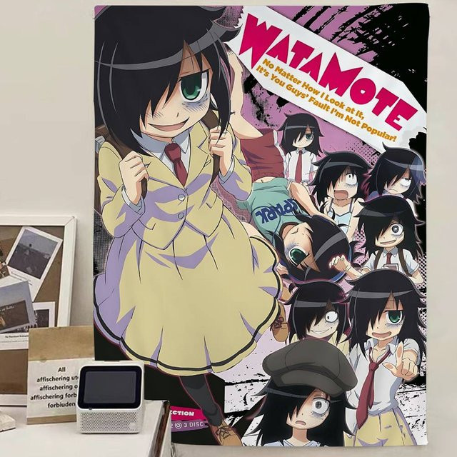 Potdemiel Anime Wandteppich K-Kuroki Tomoko Tarot Hippie Wandbehang Multicolor - Bild 1