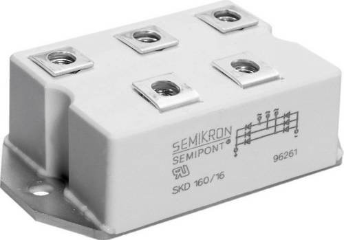 Semikron SKD160/16 Brückengleichrichter G37 Dreiphasig 1600V 205A in Weiß - Bild 1