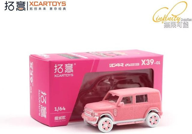 Xcartoys Icar V23, Modellauto, 1:64, Rosa, ab 14 Jahren - Bild 1