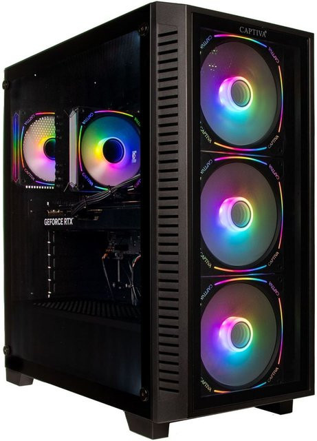 CAPTIVA Highend Gaming PC I93-675 in Schwarz mit Intel i9-12900F, RTX 5070 12GB, 64GB RAM und 2TB SSD - Bild 1