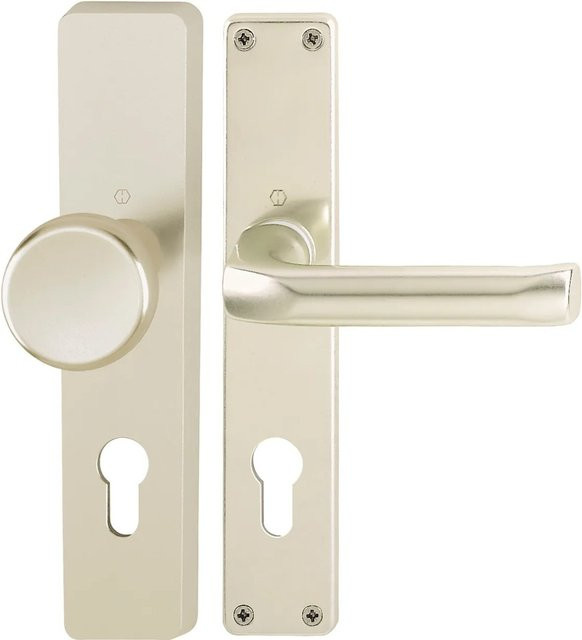 Hoppe Wechsel-Garnitur London aus Aluminium in Silber eloxiert PZ-72 - Bild 1