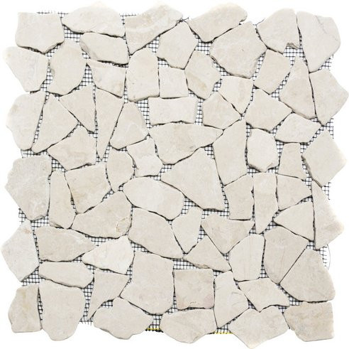 HuH Mosaikfliese Bali Naturstein beige Wandbelag und Bodenbelag B/L: 30,5 x 30,5 cm - Bild 1