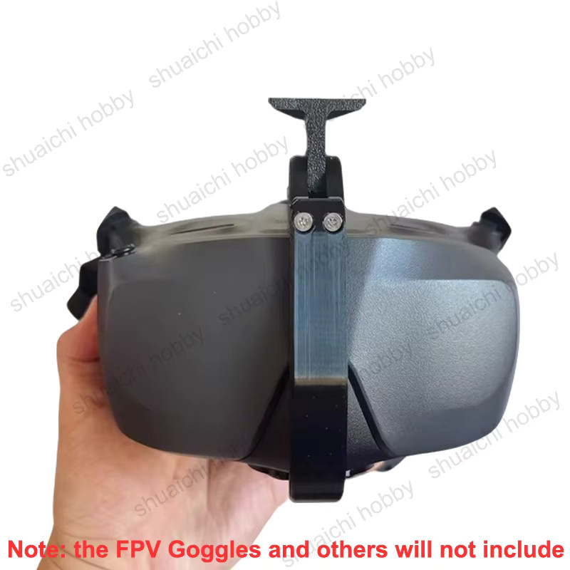 DJI Goggles N3 Helmhalterungsadapter aus PETG mit taktischem Adapter für L4G24/L4G69, Schwarz - Bild 4