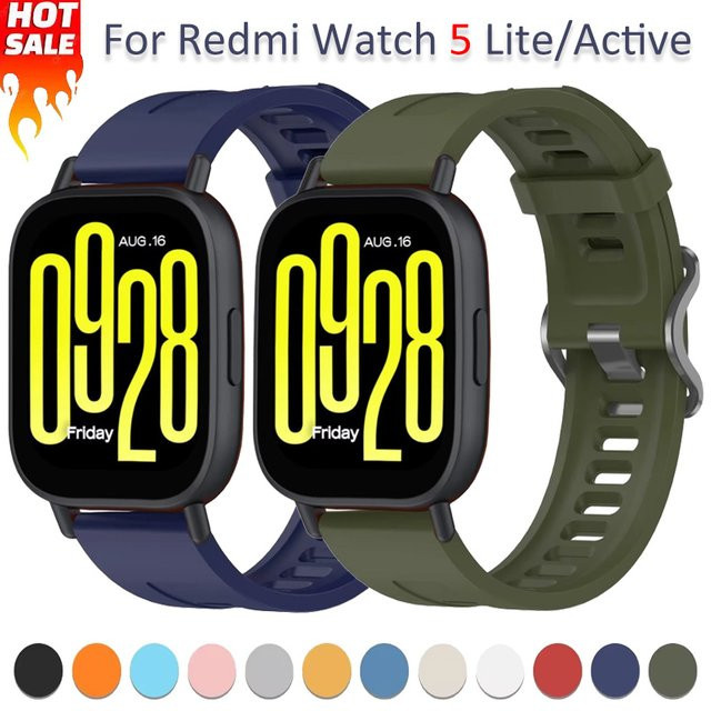 Xiaomi Uhrenarmband Silikon, 22 mm, blue, Redmi Watch 5 Active, Redmi Watch 5 Lite - Bild 1