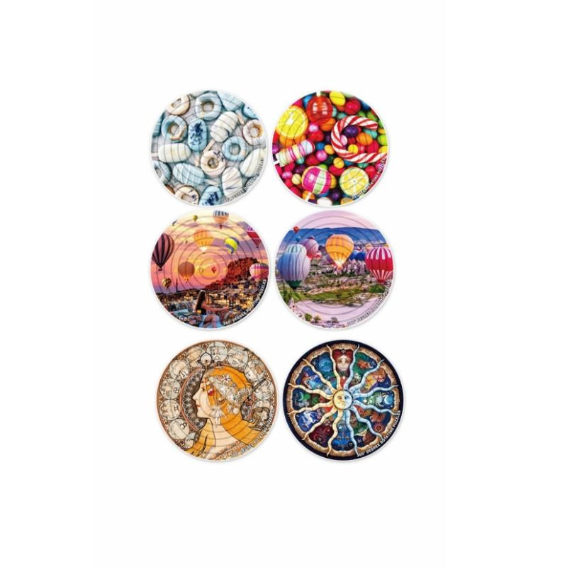 Linyi toy Rotierendes Puzzlespiel 360° gelb - Bild 2