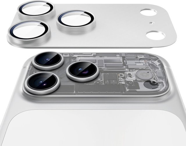 ESR Armorite Pro Rückkamera-Schutzfolie aus gehärtetem Glas für Apple iPhone 18 Pro Max, Silber - Bild 1