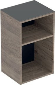 Geberit Seitenschrank Smyle Square in Nussbaum Dekor, B/T/H: 36 x 60 x 29,9 cm - Bild 1