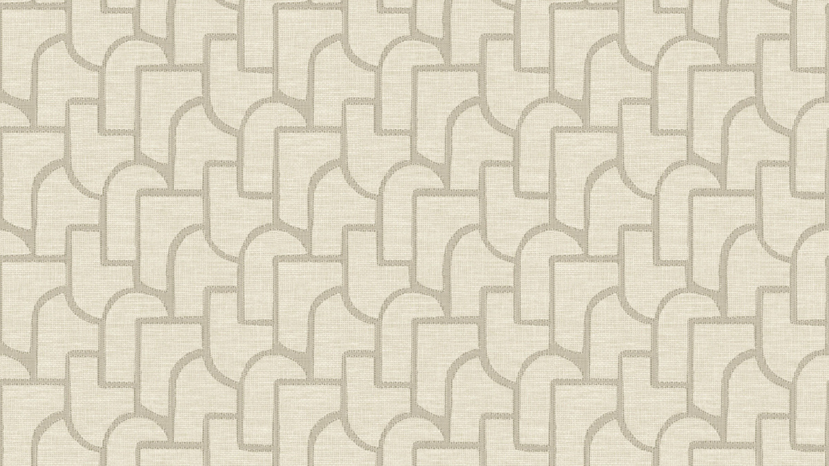 Arte Essentials Tapete Esparto Iberico in Ecru mit abstraktem Vintage-Design und Non-Woven-Struktur - Bild 1