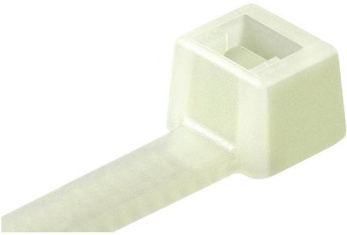 HellermannTyton Kabelbinder UB760E-N-PA66-NA aus Nylon, Farbe: Natur, 50 Stück, Länge: 76 cm, Breite: 0,76 cm - Bild 1