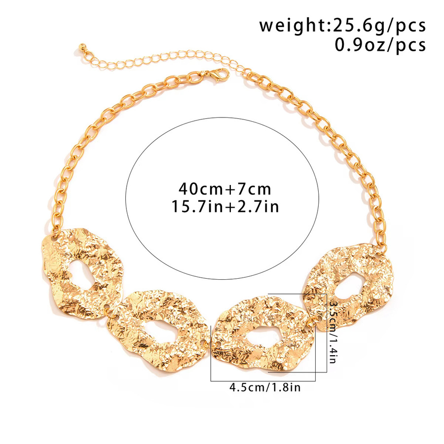 Ingemark Choker Halskette, Metall, Gold, Unisex - Bild 2