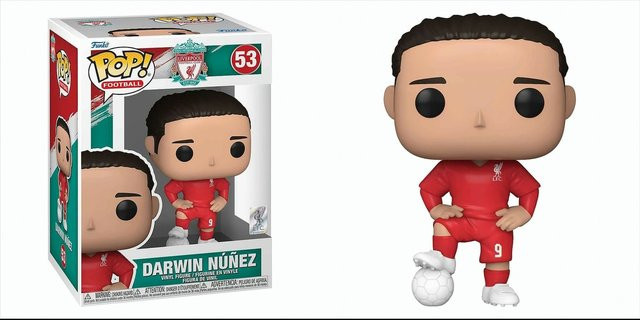 Funko Darwin Nunez FC Liverpool, Einzelfigur, Bunt / Mehrfarbig, Rot - Bild 1