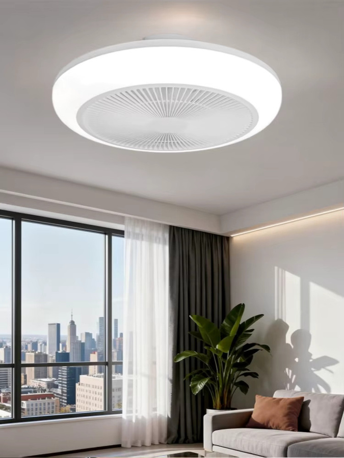 IRALAN Deckenventilator mit LED-Beleuchtung und Fernbedienung in Weiß - Bild 4
