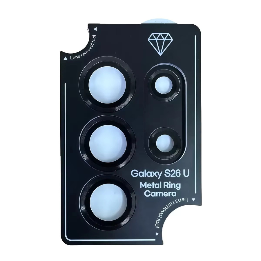Samsung Galaxy S26 S26Plus S26Ultra AR Anti-Fog Rückkamera-Schutzfolie aus gehärtetem Glas, silbrig-schwarz - Bild 4