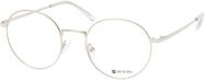 Mister Spex Beau 1512 Korrektionsbrille, Vollrand, Rund, Metall, Silber, Unisex - Bild 1