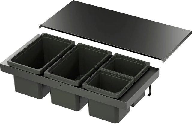 Vauth-Sagel Abfalltrennsystem Envi Flex Xs-216 in Lava, Korpusbreite: 900 mm - Bild 1