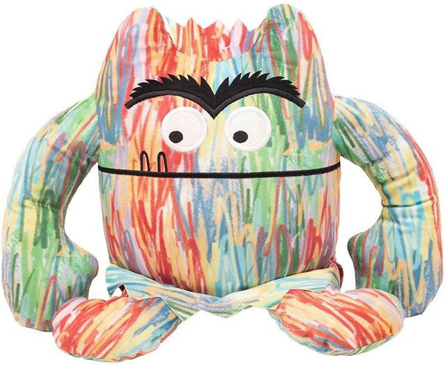 Emotionale Monster Plüschtiere, bunte Puppen, 15cm, beige - Bild 1
