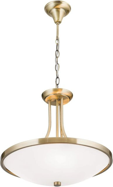 Orion Leuchten Hängeleuchte Aida in Gold/Messing mit Opalglas, Durchmesser: 40 cm - Bild 1