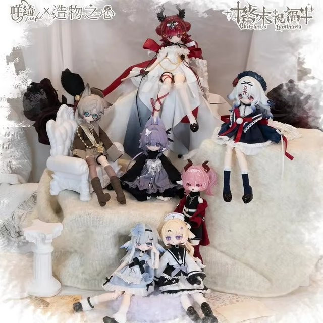 Hot Toys Meki Ultimate Blessing Serie Mobile Doll Blind Box Spielzeug Anhänger Handventilator - Bild 1