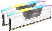 Corsair Vengeance RGB DDR5 RAM Kit 32GB 2 x 16GB 5200 MHz CL40 DIMM 288-Pin Weiß - Bild 1