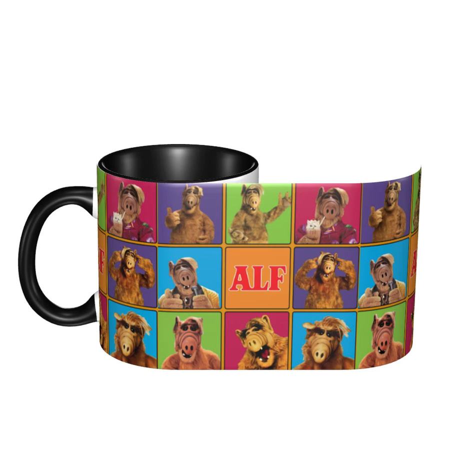 Kreative Alf Alien Life Form Keramiktasse in Mehrfarbig für Erwachsene - Bild 3