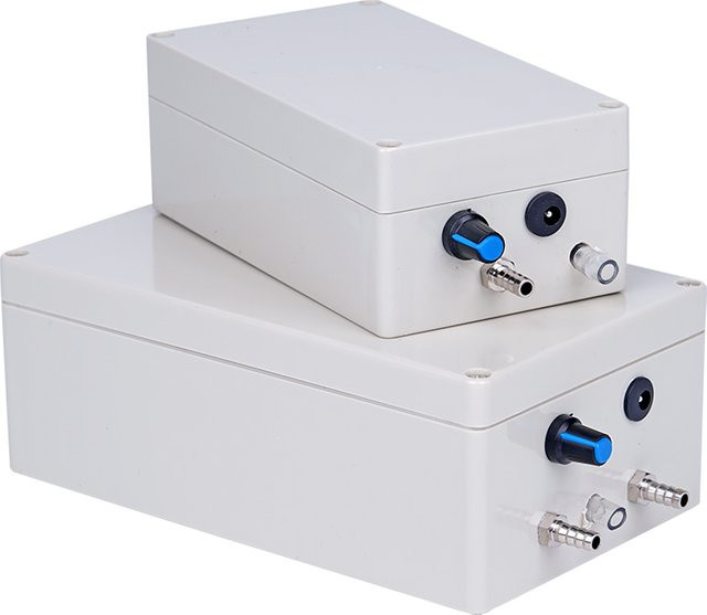 JIECARE Vakuumpumpe Melkmaschine Zubehör für Kuh, Ziege, Schaf und Esel, 12 V, Weiß - Bild 1