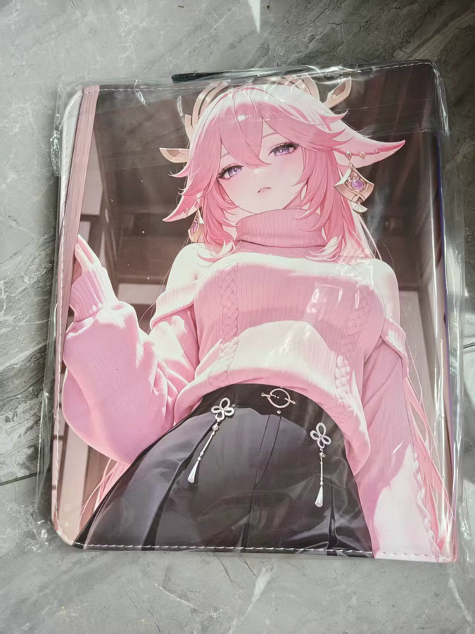 Bandai Yae Miko Sammelkarten-Album, mit Reißverschluss, Doppeltaschen und vielen Fächern - Bild 1